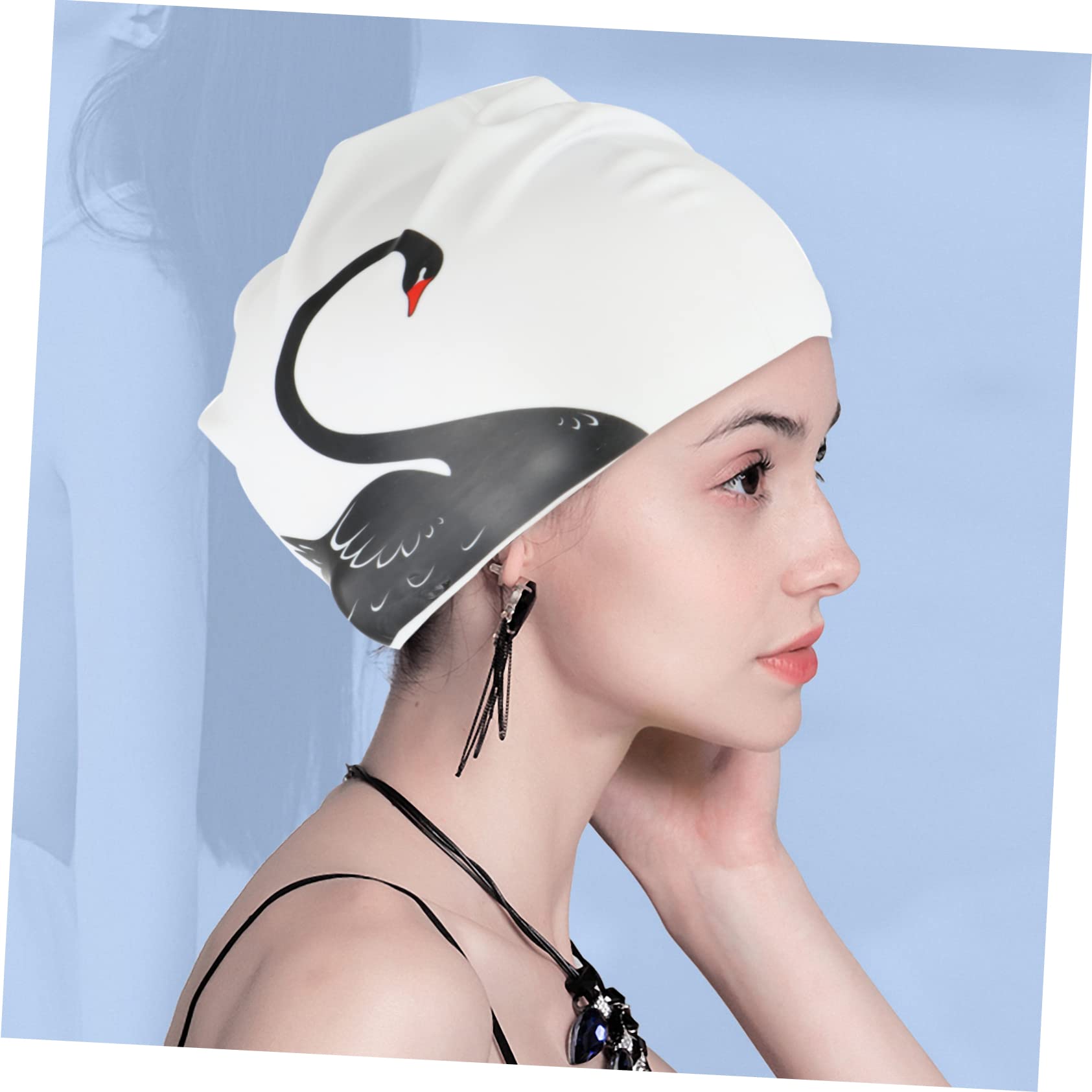 Abaodam 2pezzi Cuffia Da in Silicone Design Cuffia Da Femminile Flessibile Per Donna