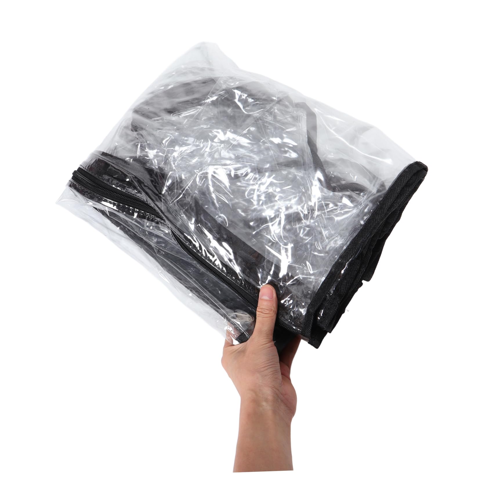 Toyvian Transparenter PVC Regenhülle Regenschutz für Gartenwagen und Handwagen Widerstandsfähig und Schmutzabweisend für Outdoor und Picknick