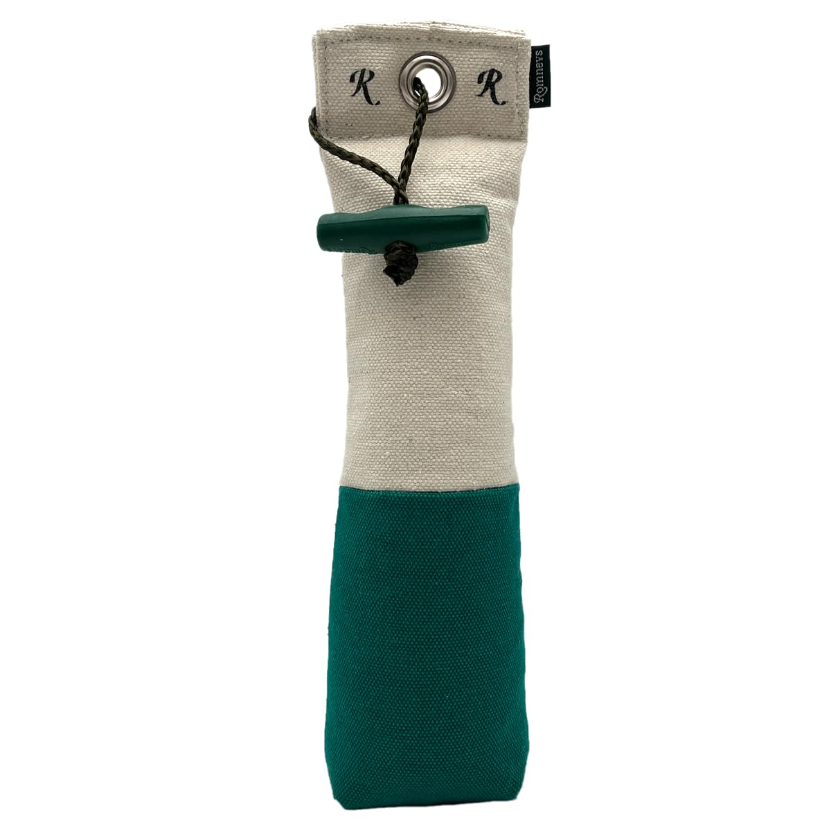 Romneys Stand-Up Dummy 500 g, Training Dummy for Dogs with Green/White Signal Design, Floatable Fetch Dummy for Instruction, Marking & Water Work