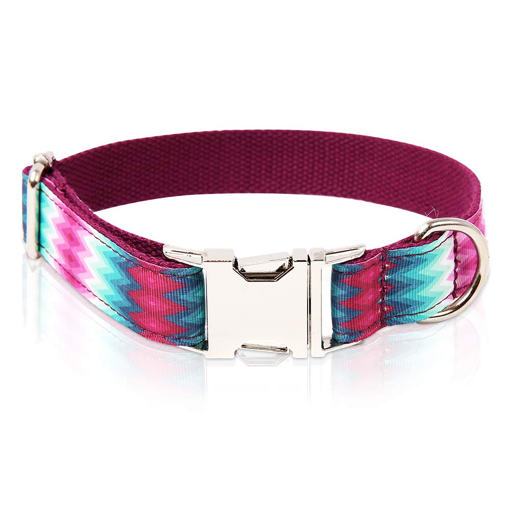 Timos Dog Collar for Small Medium Large Dogs,Adjustable Soft Puppy Collars with Metal Buckle