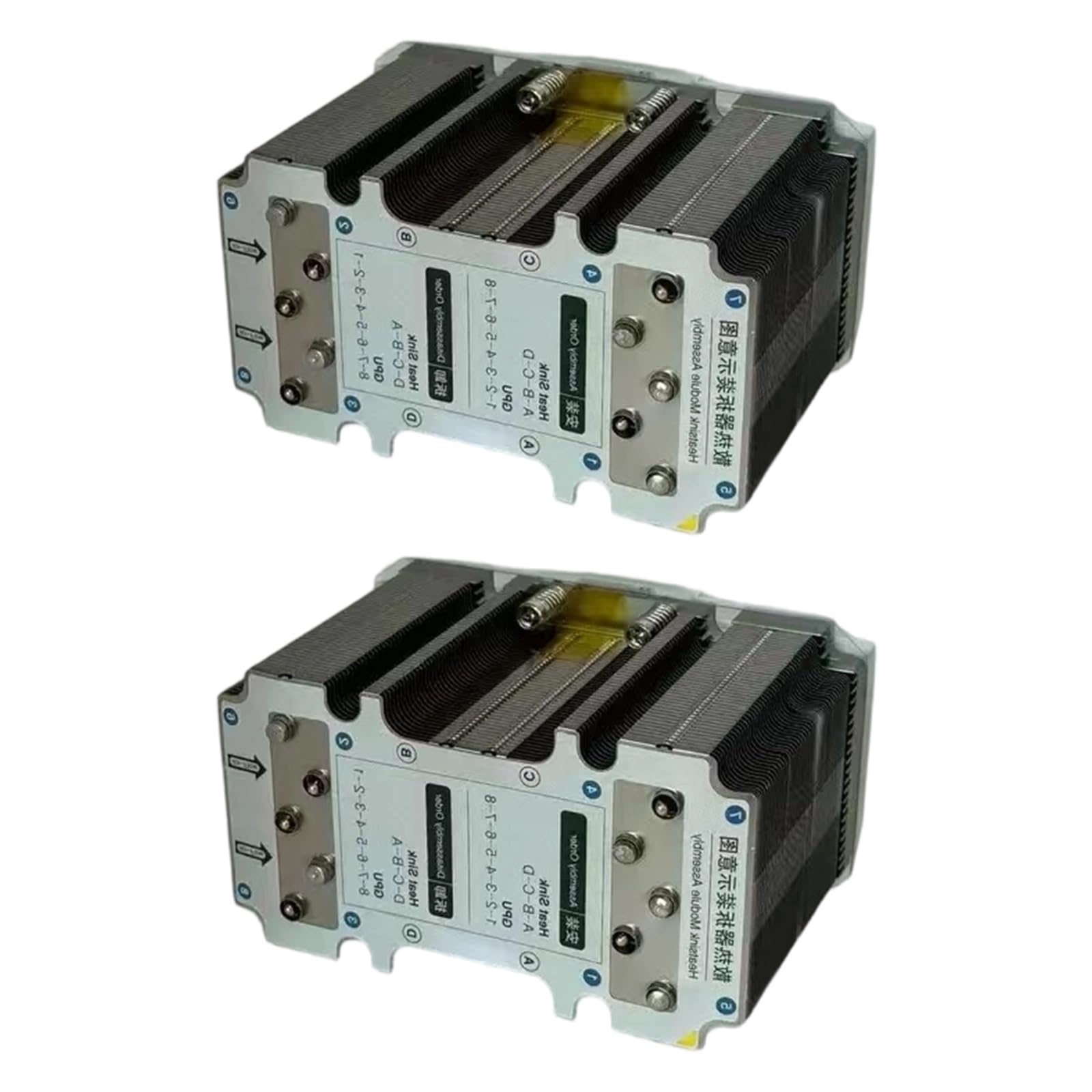 Disipador de calor industrial portátil de repuesto para ventilador de disipación de calor para V100 SXM2 GPU tarjeta gráfica ventilador disipador de calor
