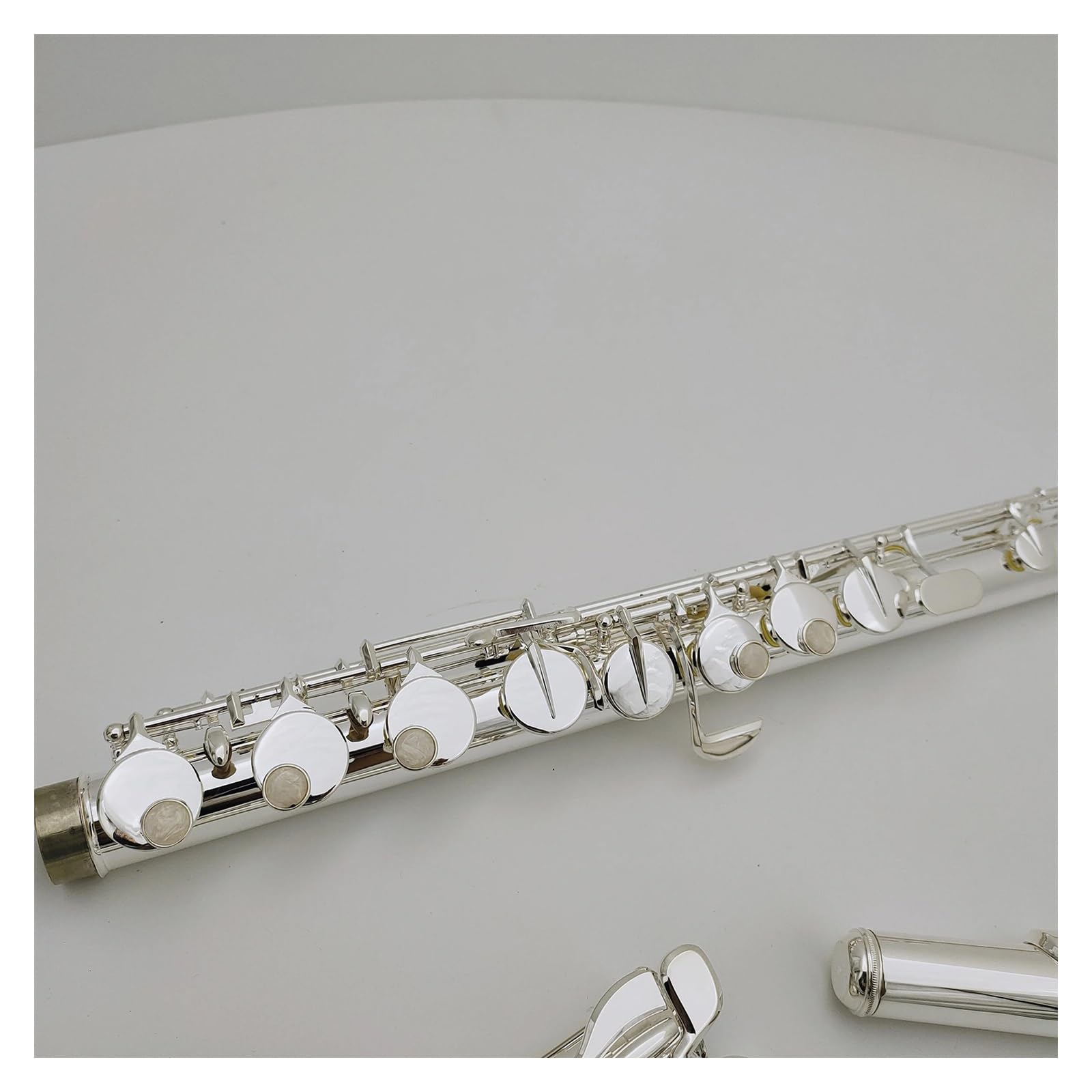 Amazon | アルト フルート スタンダード G キー 16 閉穴銀メッキキー