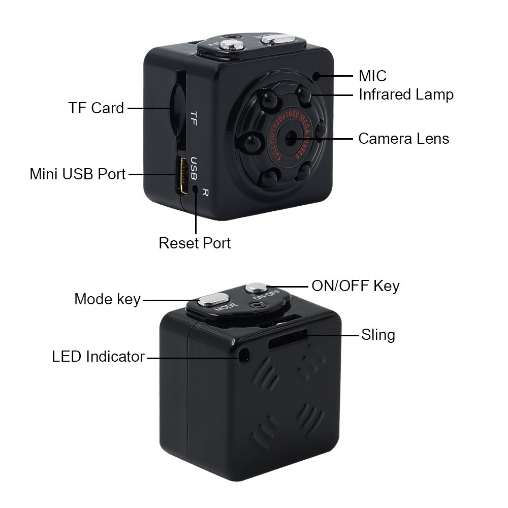 Mini Telecamera Nascosta Con Registrazione Video Vocale, Wifi E Hidden Camera P 65392832 Cat 10117 - Foto 10