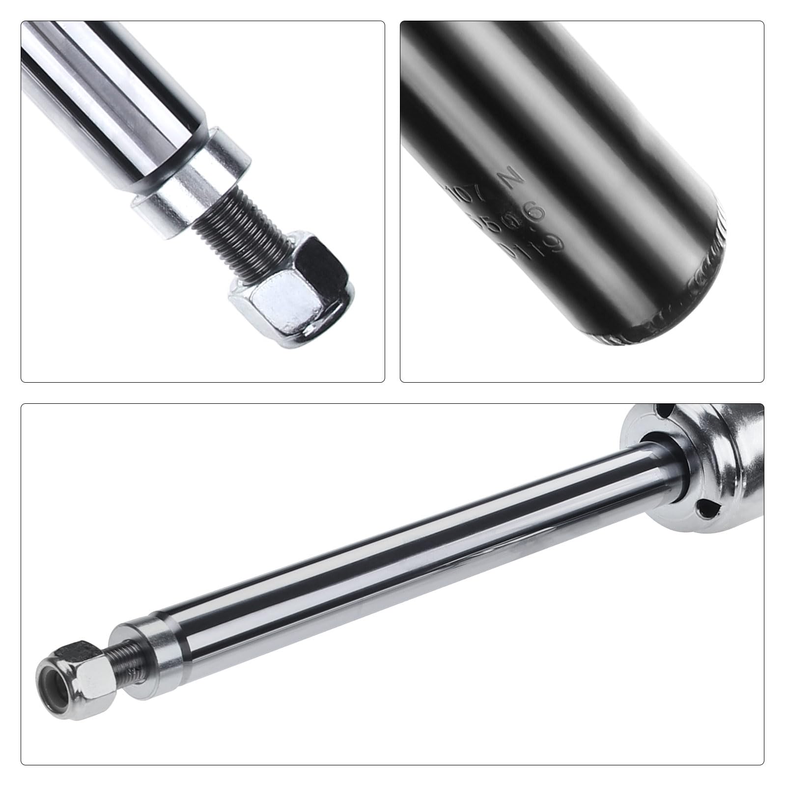 Frankberg 2 amortiguadores delanteros de 554 mm a presión de gas (365506) | Compatible con: Saxo S0 S1, AX ZA-, 106 II 1A 1C, 106 I 1A 1C