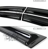 Vista 3 de Se adapta a Lexus 2014-2020 es 200t 300 JDM Mugen Style Visor de ventana deflector de protección de lluvia