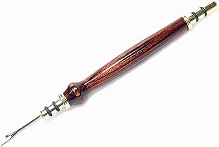 Handmade Double Seam Ripper w/Sewing Awl, Wine Colored Two-tone Laminated Wood, includes 2 Sizes Rippers and a Sewing Awl, Handcrafted, Unique, Reversible - Seamstress Gift