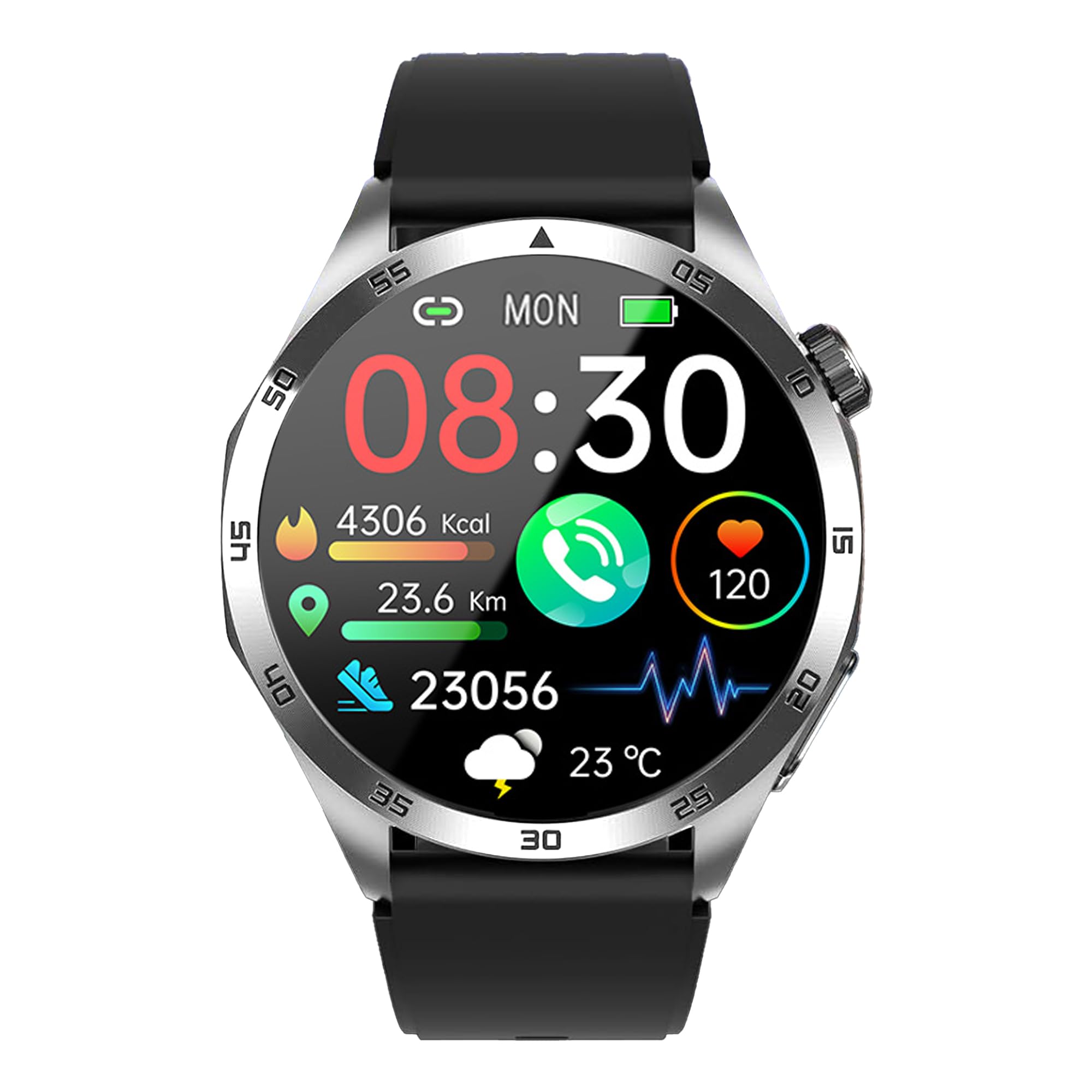 Cavo Di Ricarica Magnetico Per Smartwatch Knauermann PRO 3 Fan Edition Rotondo (2025) – 100 Cm, Nero - 2