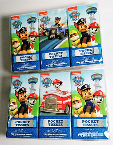 Nickelodeon Paw Patrol Travel Size Pocket Facial Tissues