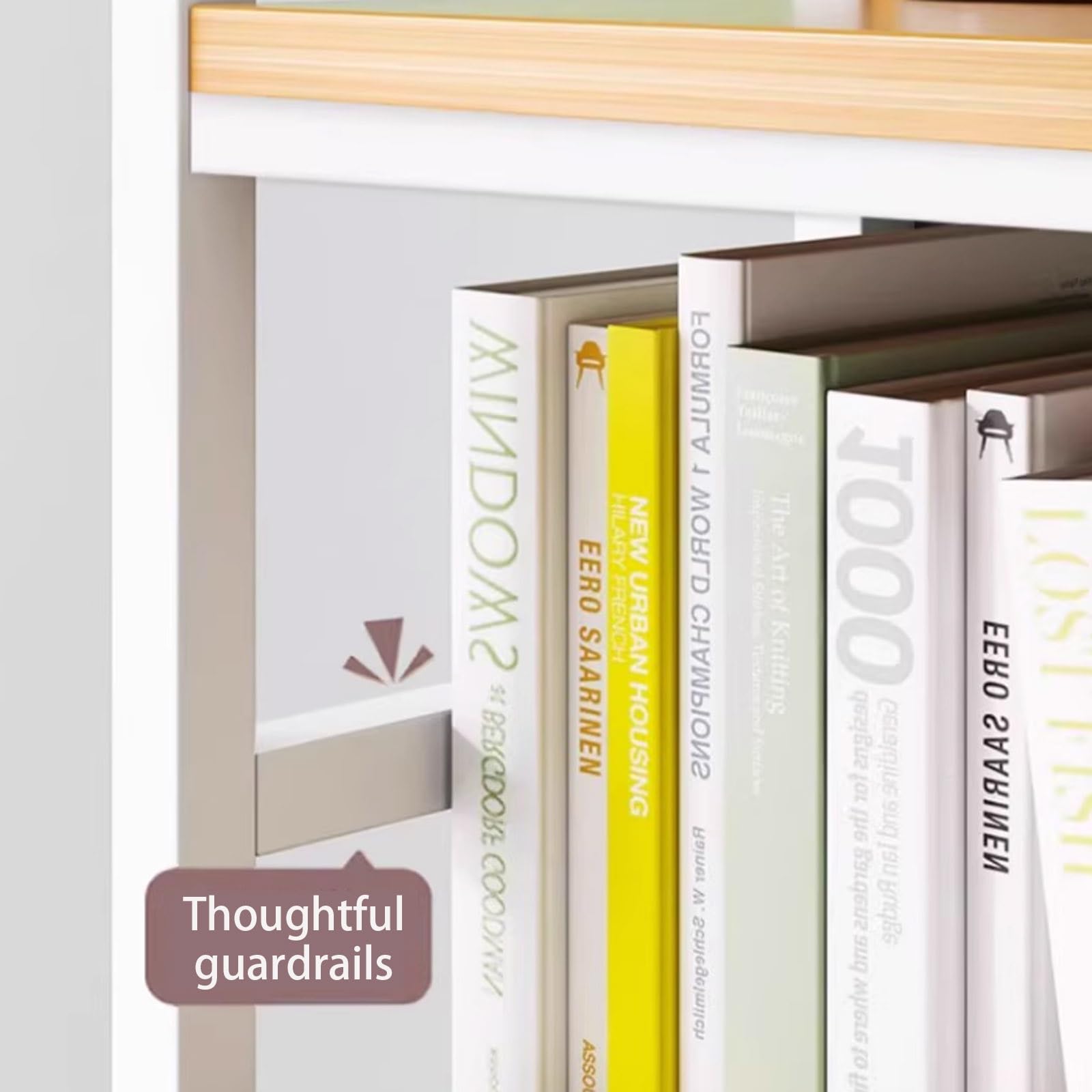Estantería de escritorio de acero sólido, estante de almacenamiento sobre el escritorio para dormitorio, oficina u hogar, elegante estante de encimera para libros, suministros y decoración