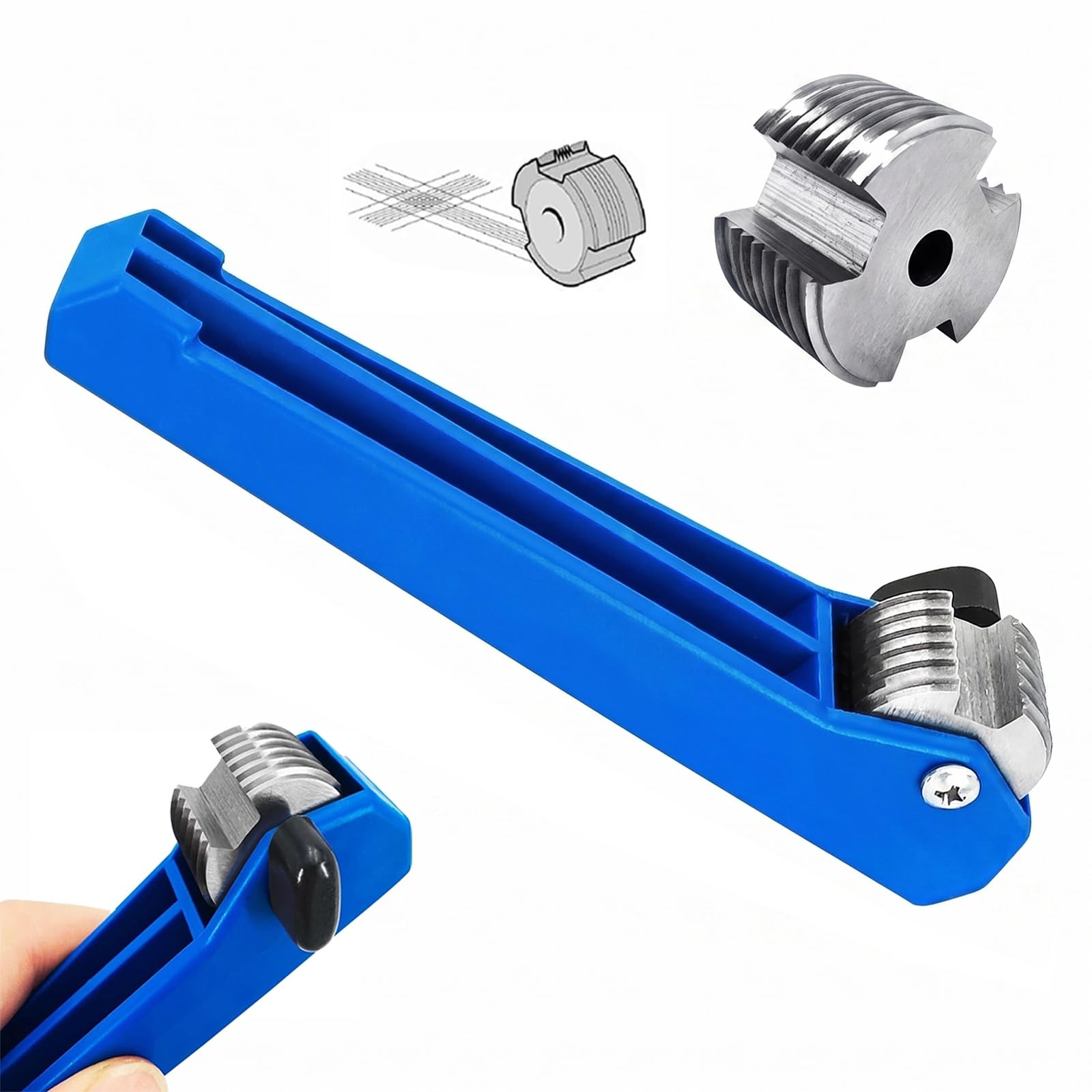 Tester cięcia krzyżowego, 6 zębów, precyzyjna folia malarska do oceny przyczepności, testowania laboratoryjnego i kontroli jakości przemysłowej, pojemność 100 ogniw