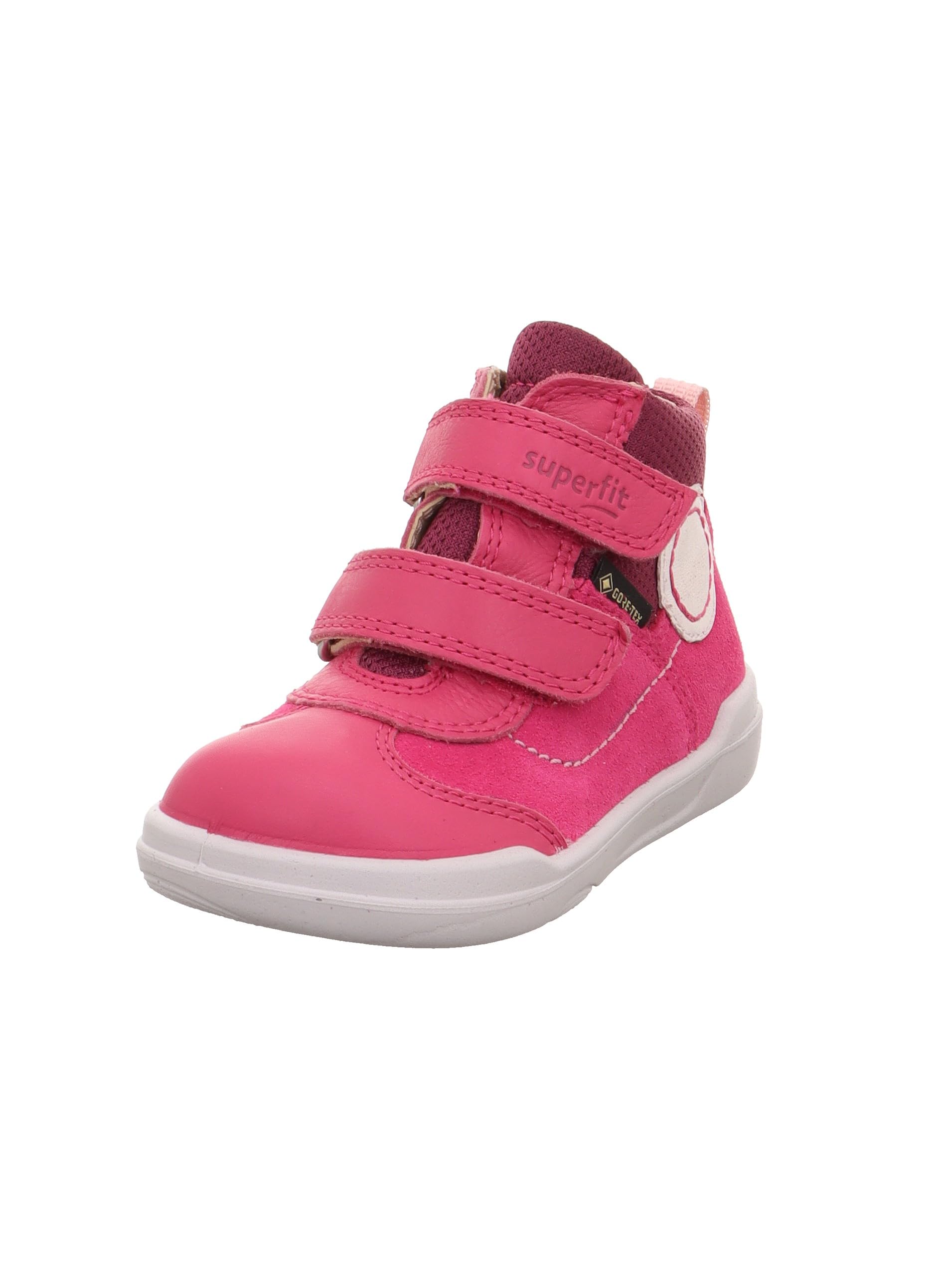 Superfit Girl's SUPERFREE Leicht gefütterte Gore-Tex Sneaker, Pink/Rot 5500