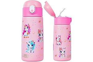 Unicorn Insulated Water Bottle for Kids - Stainless Steel, BPA Free, Dishwasher...