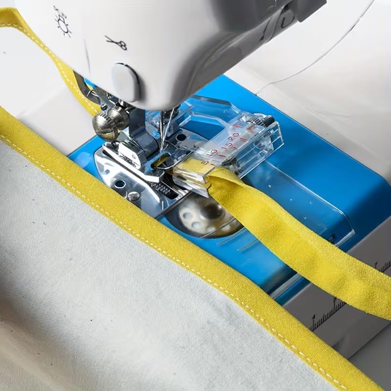 Pie de máquina para coser ajustable para cinta de borde miniatura 1