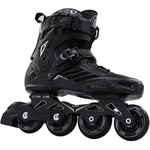 LIKU Patines en línea Profesionales Unisex Negros