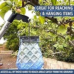 EVERSPROUT Utility Hook | Installing and Hanging String Lights, Bird feeders, Reaching High Places | Lightweight, Fits on 3/4 inch Acme Thread Pole Tips (Hook Only, No Pole) - Image 4