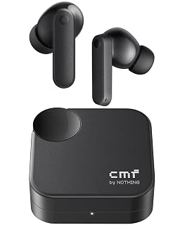 CMF Buds 2a Wireless Earbuds 2025 New Active Noise Cancelling 42dB Hybrid ANC Bluetooth Headphones, 12.4mm Dynamic Driver for Big Bass, 4 Mic Clear Calls, Sport Ear Buds for iPhone, Android, Dark Grey - Amazon product rated Grade A