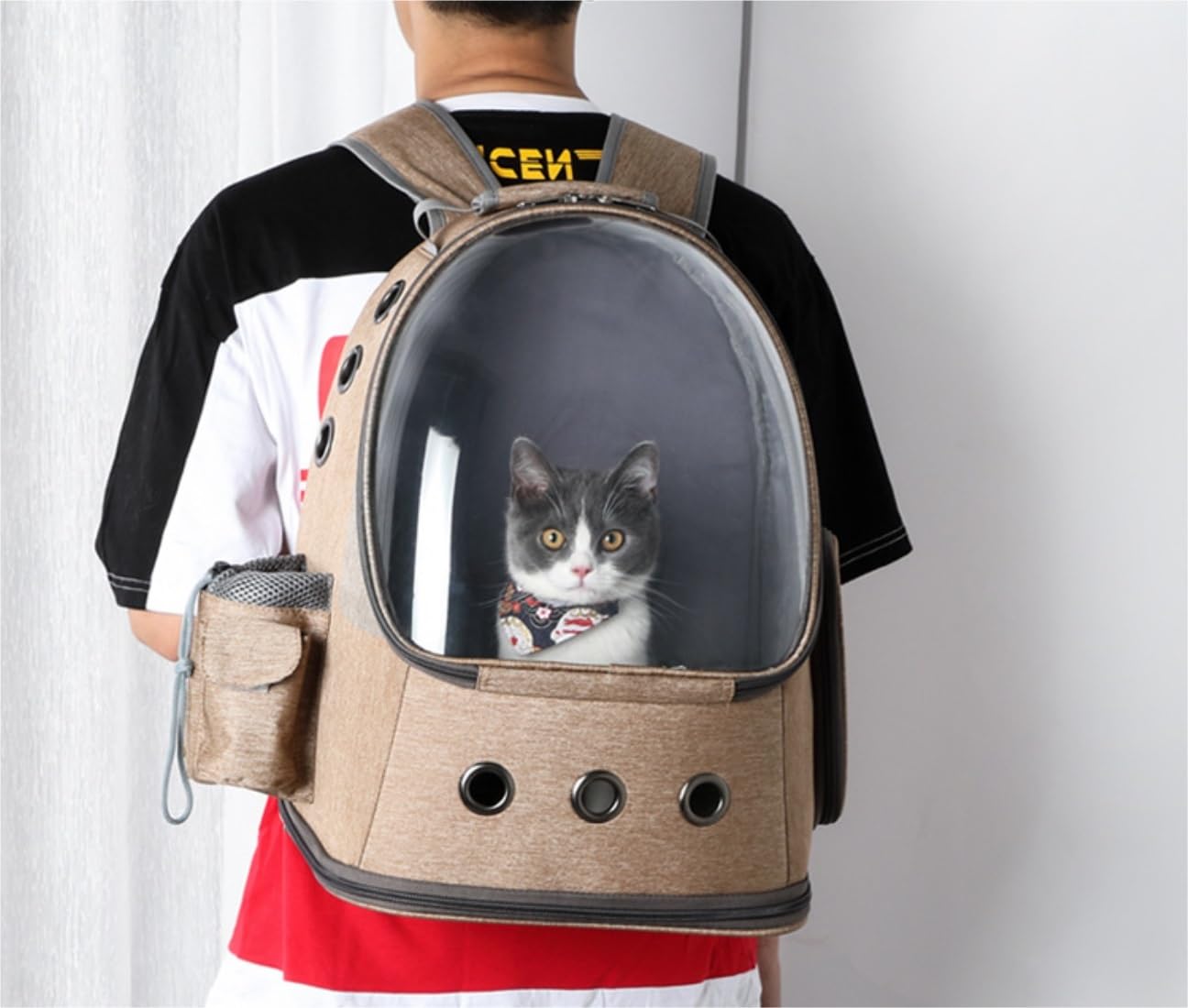 Rucksack Haustier-Tragetasche, Tragbar, Atmungsaktiv, Faltbar, Für Katzen Und Hunde, Ausgehende Outdoor-Reisen, Haustier-Katzen-Rucksack Haustier(A)