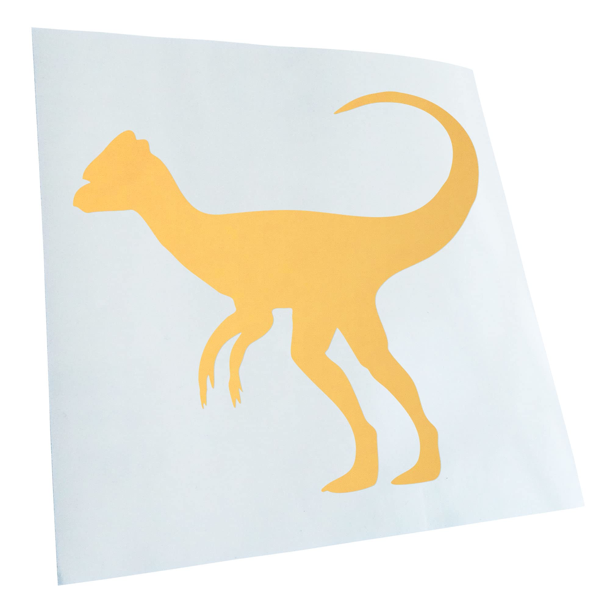 Kiwistar - Car Sticker - Cream - 30 x 27 cm Dinosaur Herbivore Sticker for Car, Laptop, Bicycle, Truck, Motorcycle, Multicoloured JDM Decal Racing