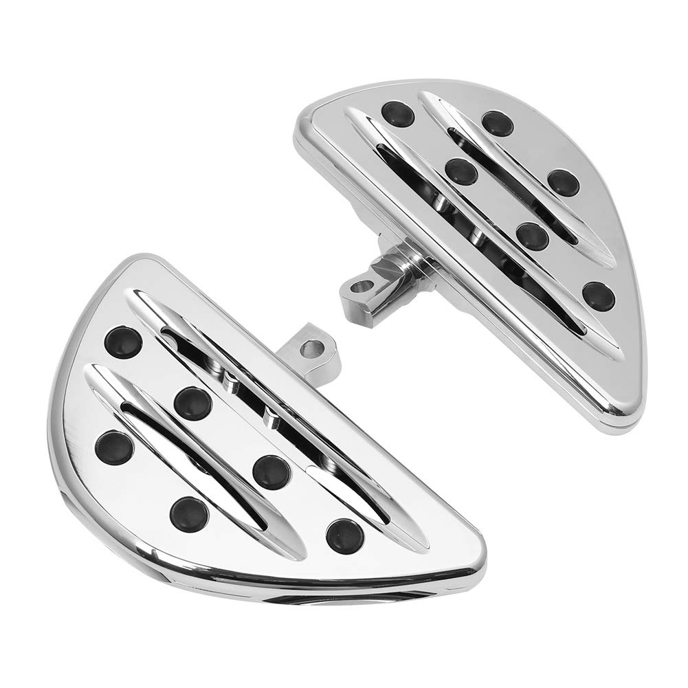 WINALL Motorcycle Passenger Footrest Floorboard Male Mount Foot Pegs for Harley Road King Sportster Dyna