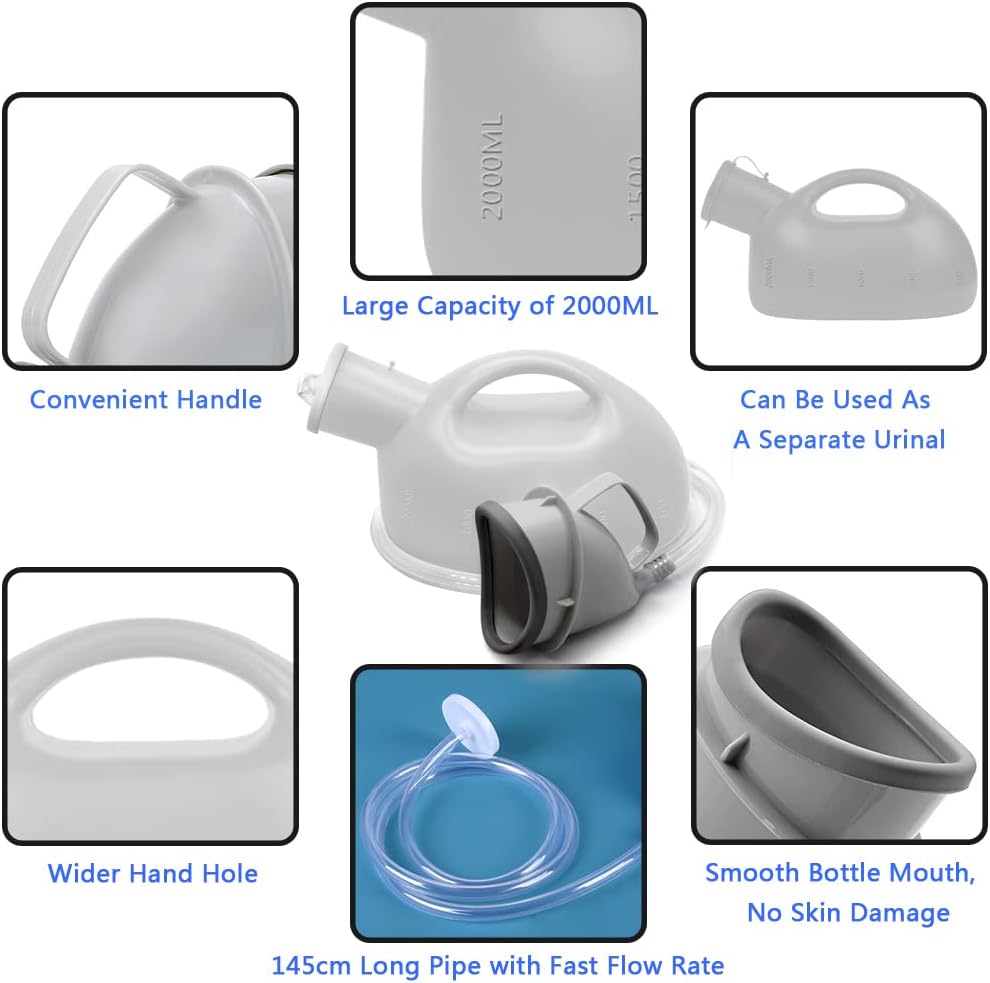 Buy Female Urinal Ladies Portable Urine Cup Urinal 2000ml Female Travel