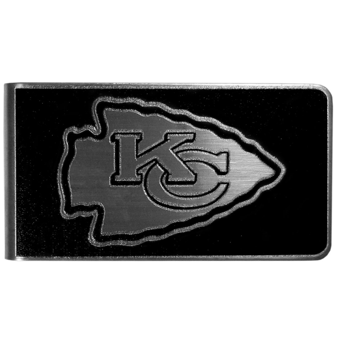 Siskiyou NFL Unisex Black and Steel Money Clip