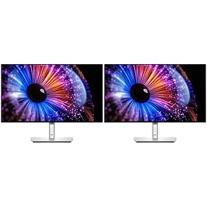 Dell U2724DE UltraSharp 27 inch Thunderbolt Hub Dual Monitor Bundle