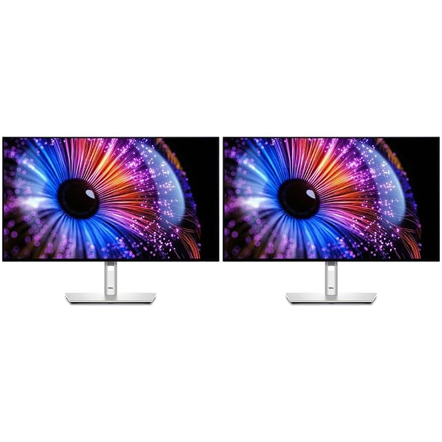 Dell U2724DE UltraSharp 27 inch Thunderbolt Hub Dual Monitor Bundle