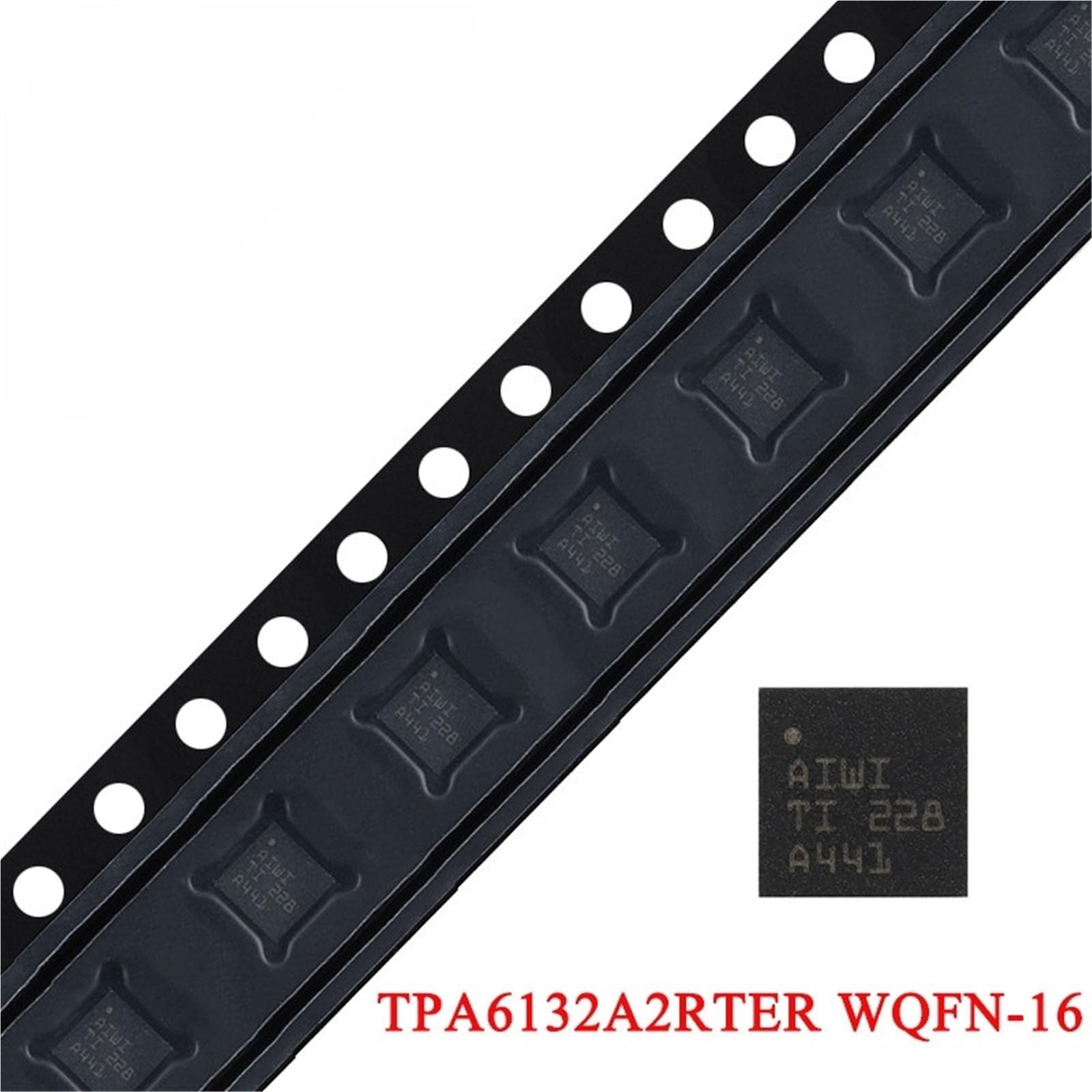 Chip amplificatore stereo TPA6132 TPA6132A2 TPA6132A2RTER WQFN-16 WQFN16, circuito integrato, 2/5 pezzi(5 pezzi)