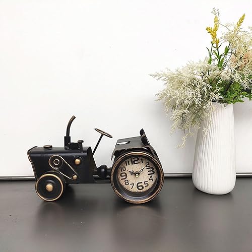 Miniatura 6 de Reloj de mesa europeo creativo ornamentos reloj hogar retro metal mesa reloj sala de estar dormitorio silencioso reloj de escritorio