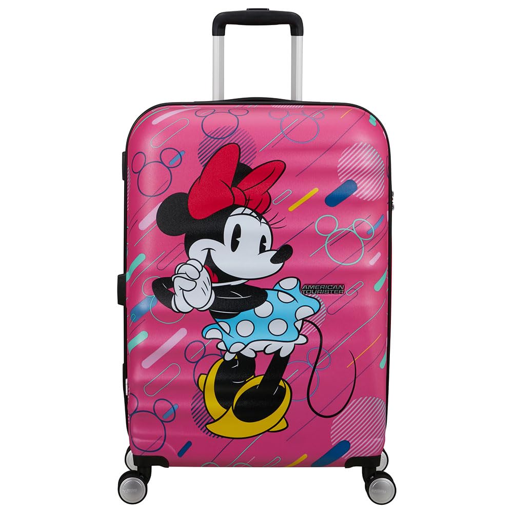 American Tourister Wavebreaker Disney FL - Spinner M, Case, 67 cm, 64 L, Multicolor (Minnie Future Pop)