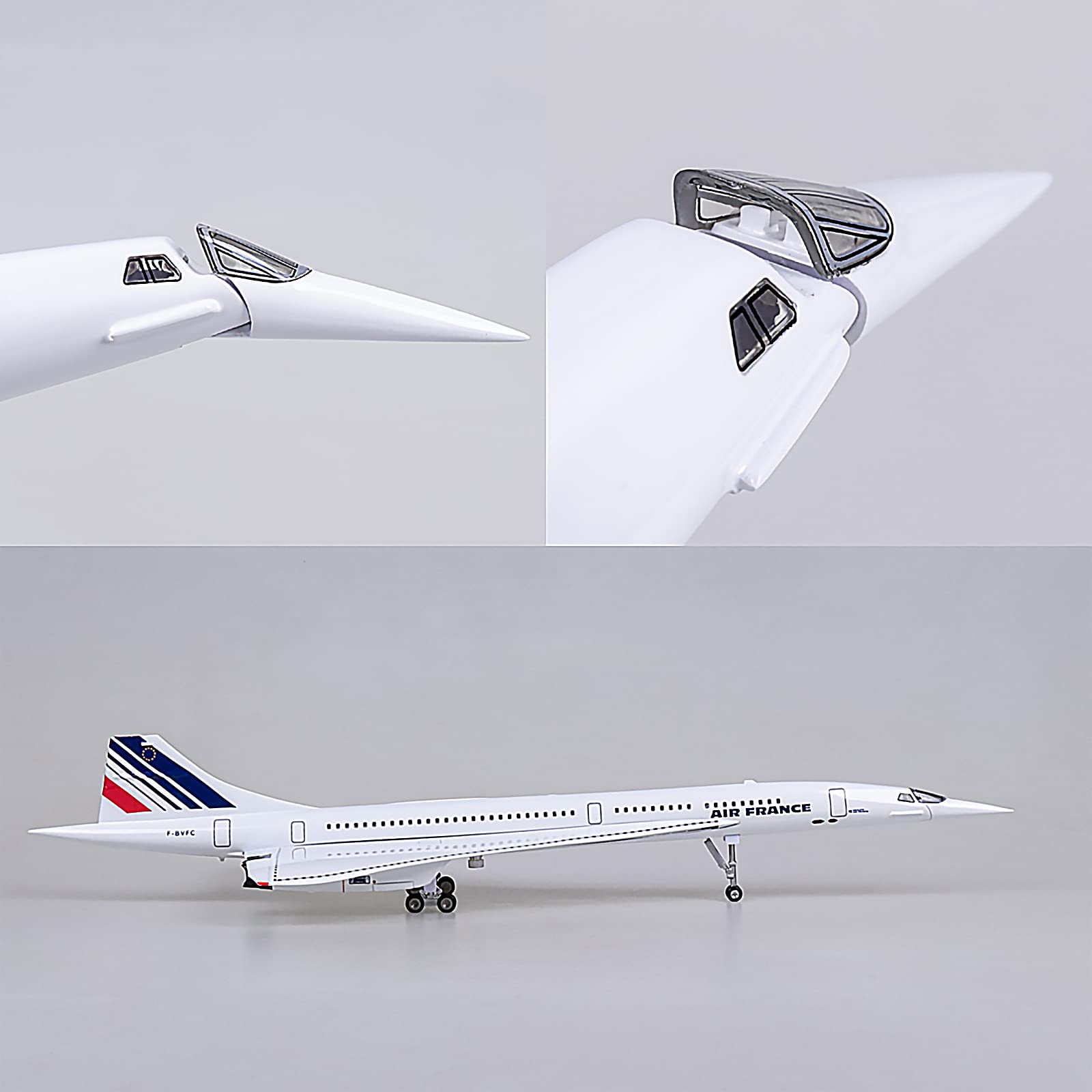 ODddot Concorde Model Air France Concorde Samolot pasażerski