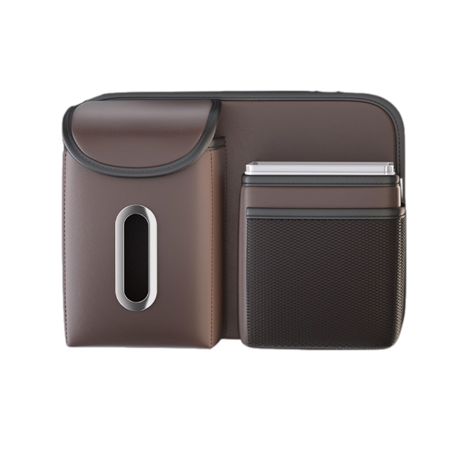 Kixzsaz Brown Drawer Store Car Essentials With Ease And Efficiency Equipped Concealed For Buckle Installation Car Storage Frame,