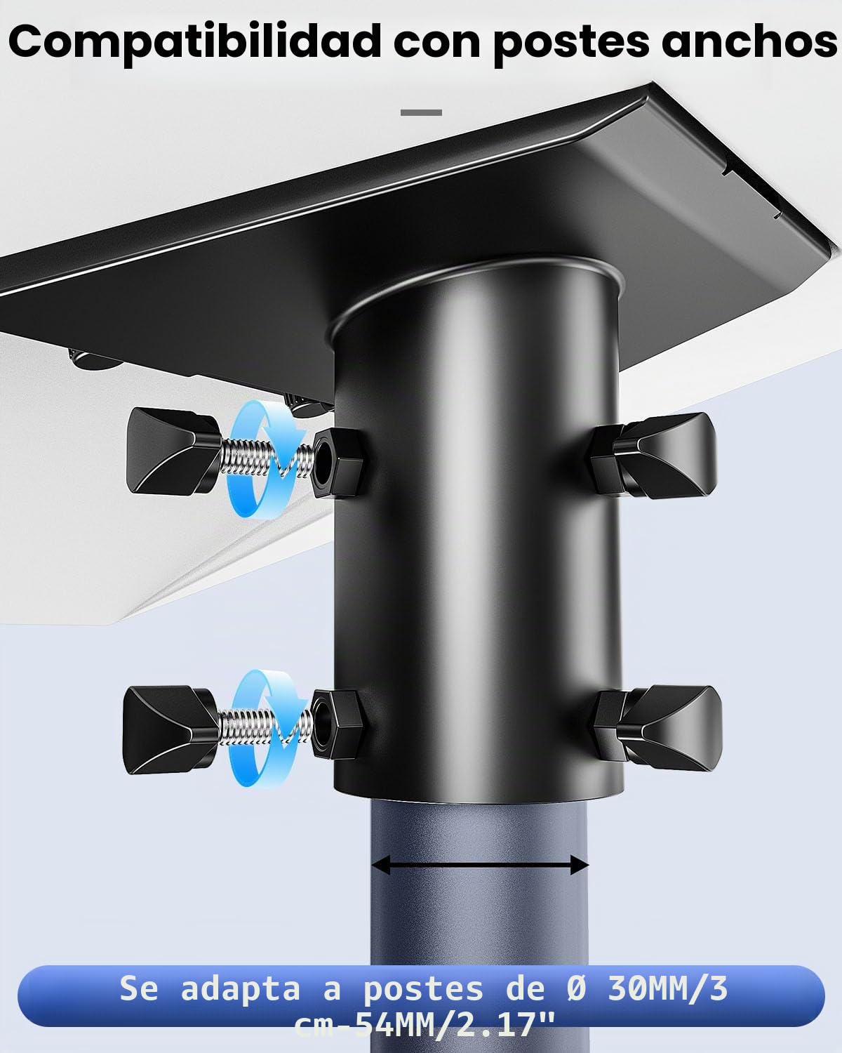 [Versión mejorada] Adaptador de manguera Starlink Gen 3, Soporte para poste Starlink, Kit de montaje Starlink, Placa de montaje Starlink V3 para techo, compatible con la antena estándar Starlink,