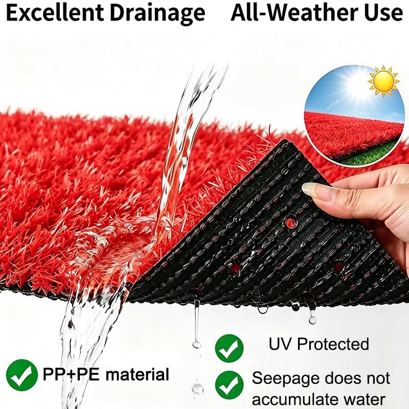 Gazon artificiel de 3 cm pour balcon et terrasse ombragée - 5