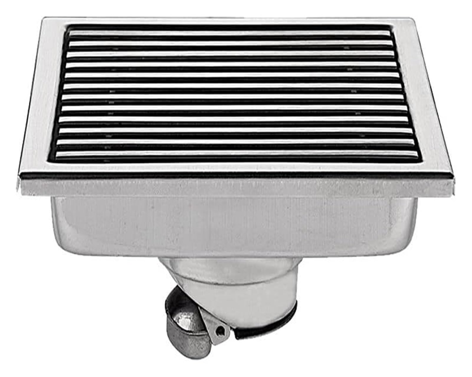 Odpływ podłogowy chromowany, odpływ podłogowy ze stali nierdzewnej, odpływ prysznicowy, 1 szt. Odpływ podłogowy prysznica Stal nierdzewna 15 cm Liniowy przeciwzapachowy długi odpływ podłogowy Łazienka