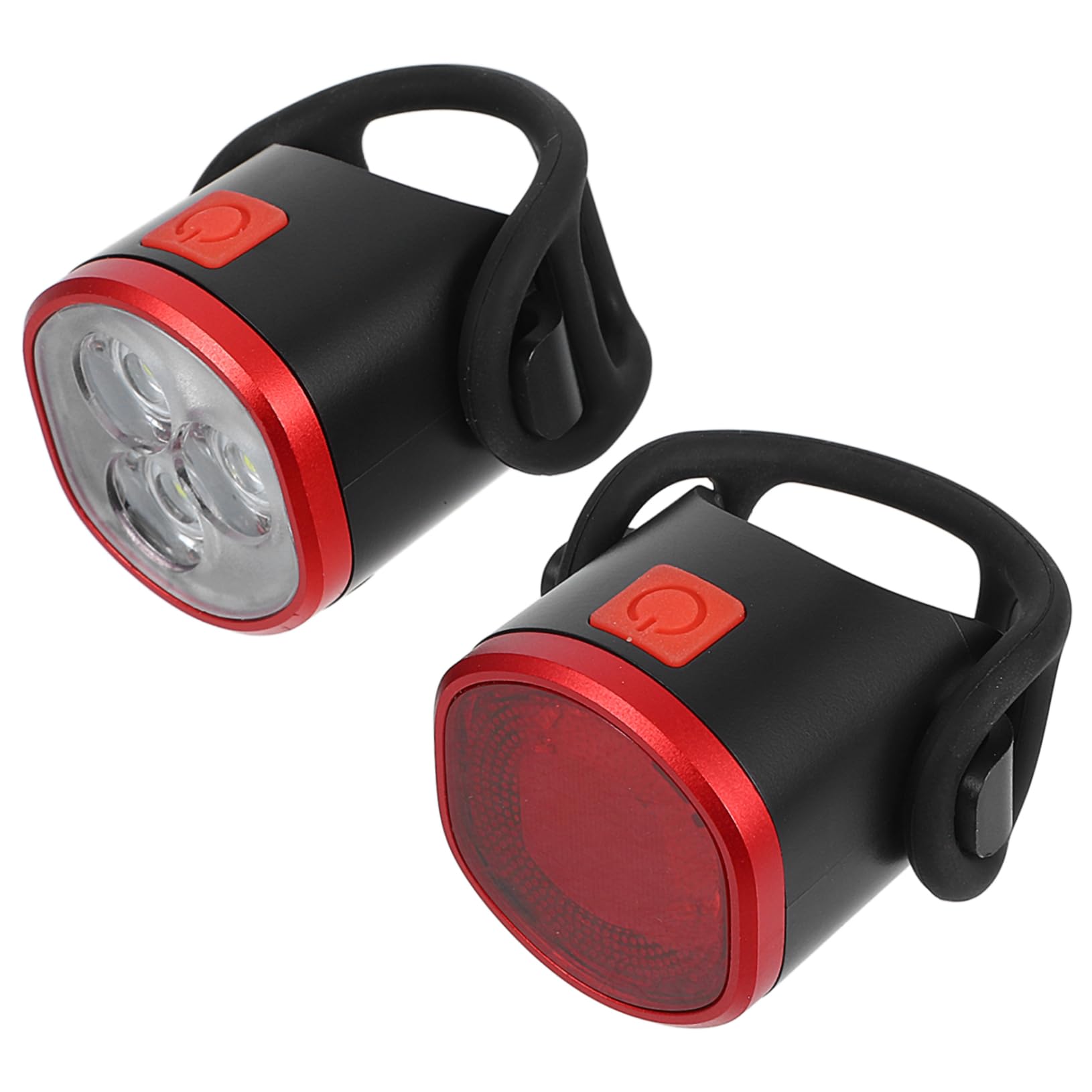 ibasenice 2 Sets Bike Light Rechargeable Bike Rear Light Multi-Mode Night Riding for Cycling