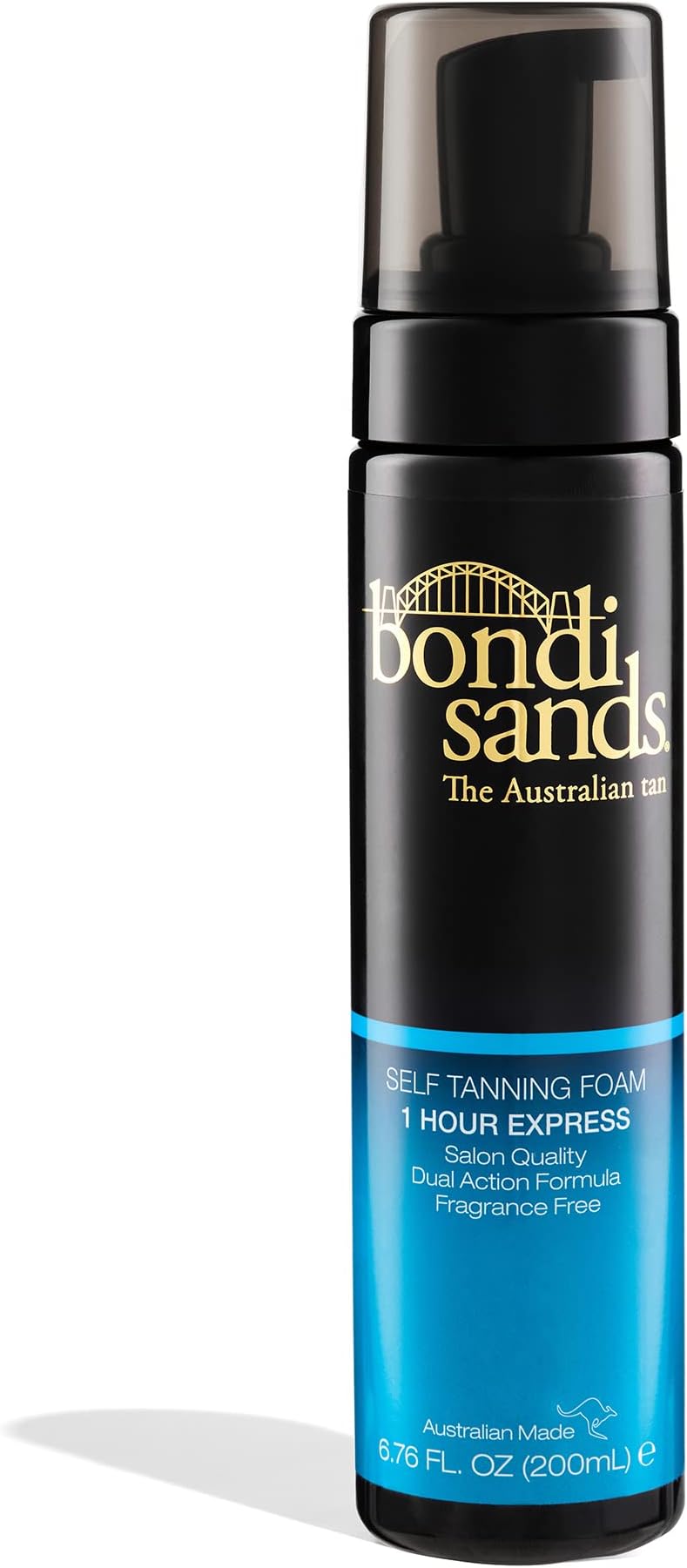 Bondi Sands One Hour Express Self Tanning Foam 200 ml, Black