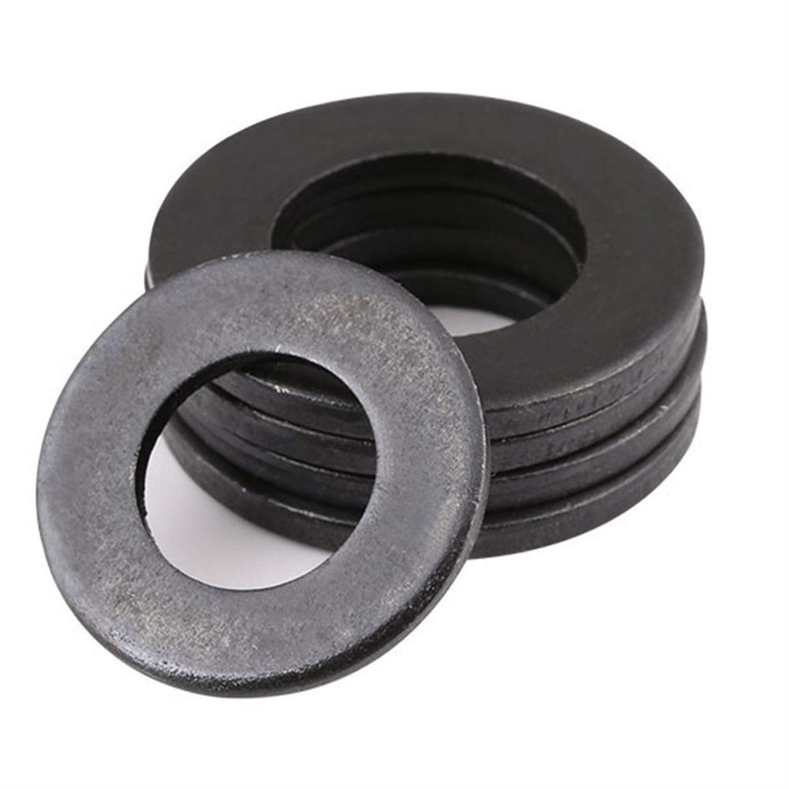 Unterlegscheibe, 350-tlg. schwarzes Nylon-Unterlegscheiben-Sortiment M2/M2,5/M3/M4/M5/M6/M8, Hardware-Zubehör, Befestigungselemente für die Metallbearbeitung, Verschiedene Haushaltsgegenstän
