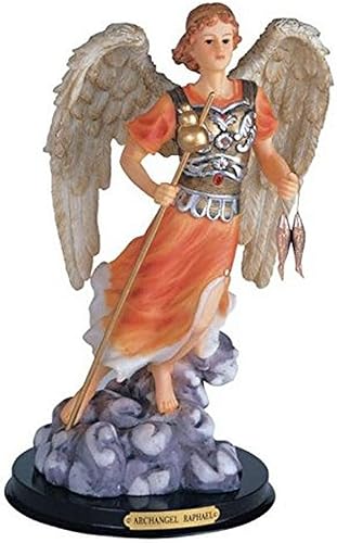 StealStreet SS-G-312.55 Arcángel Rafael Santo Figura Decoración Religiosa Decoración Decoración Decoración, 12"