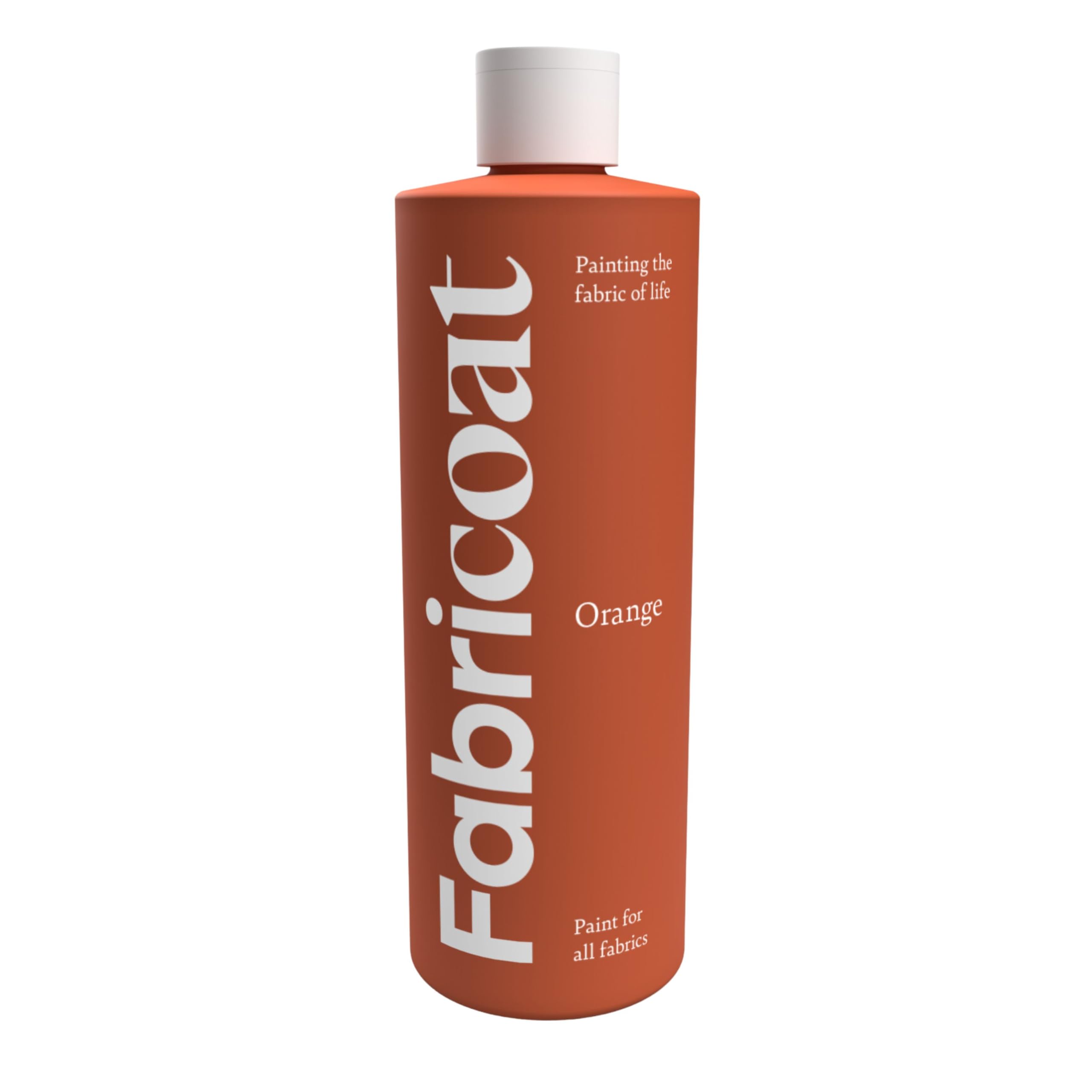 Fabricoat Fabric Paint – Restore or Change the Colour of Any Fabric - Paint Directly Onto Fabric - Transform Anything – Sofas, Lampshades, Car Interiors (250ml, Orange)