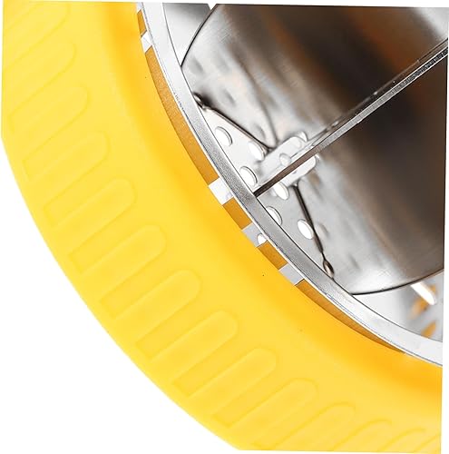 Miniatura 3 de PRETYZOOM Exprimidor manual de limón resistente de acero inoxidable con mango ergonómico para un jugo eficiente, uso comercial, apto para