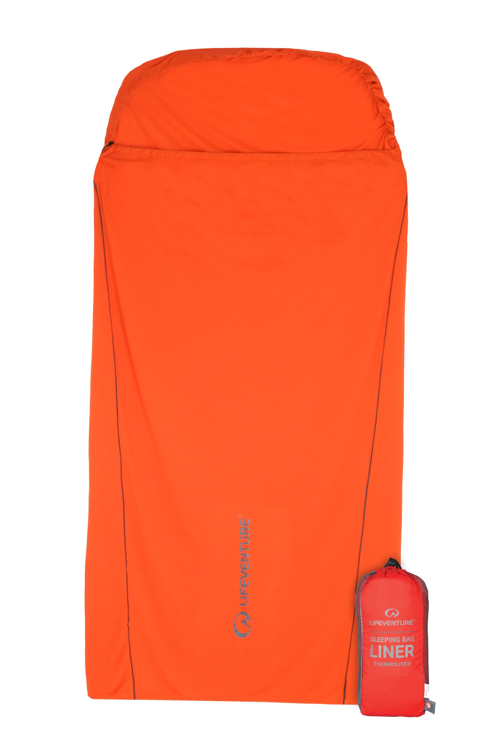 Lifeventure Fodera termica per sacco a pelo, in leggero tessuto Thermolite, aggiunge calore fino a 9 °C, ideale per il campeggio e i viaggi invernali, forma rettangolare
