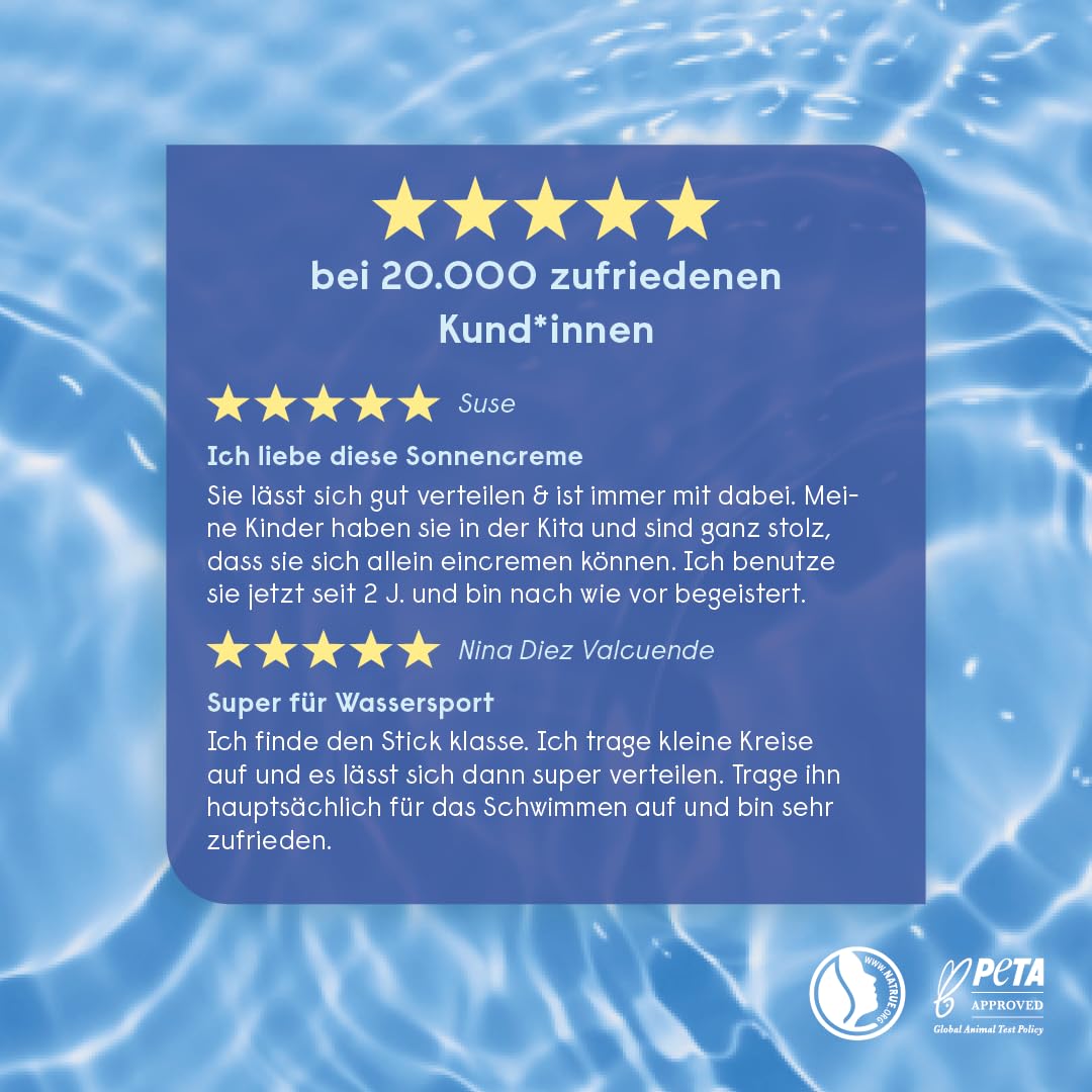 4people Bio krem przeciwsłoneczny w sztyfcie LSF 50 · wodoodporny filtr przeciwsłoneczny z cynkiem · mineralny filtr UV · dla dzieci i dorosłych · 100% naturalny · 40 g