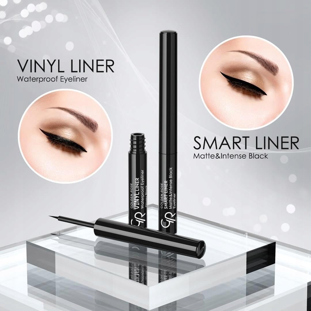 Golden Rose Smart Liner Matte & Intense Black - Jojoba Yağı İçerikli Mat Siyah Eyeliner