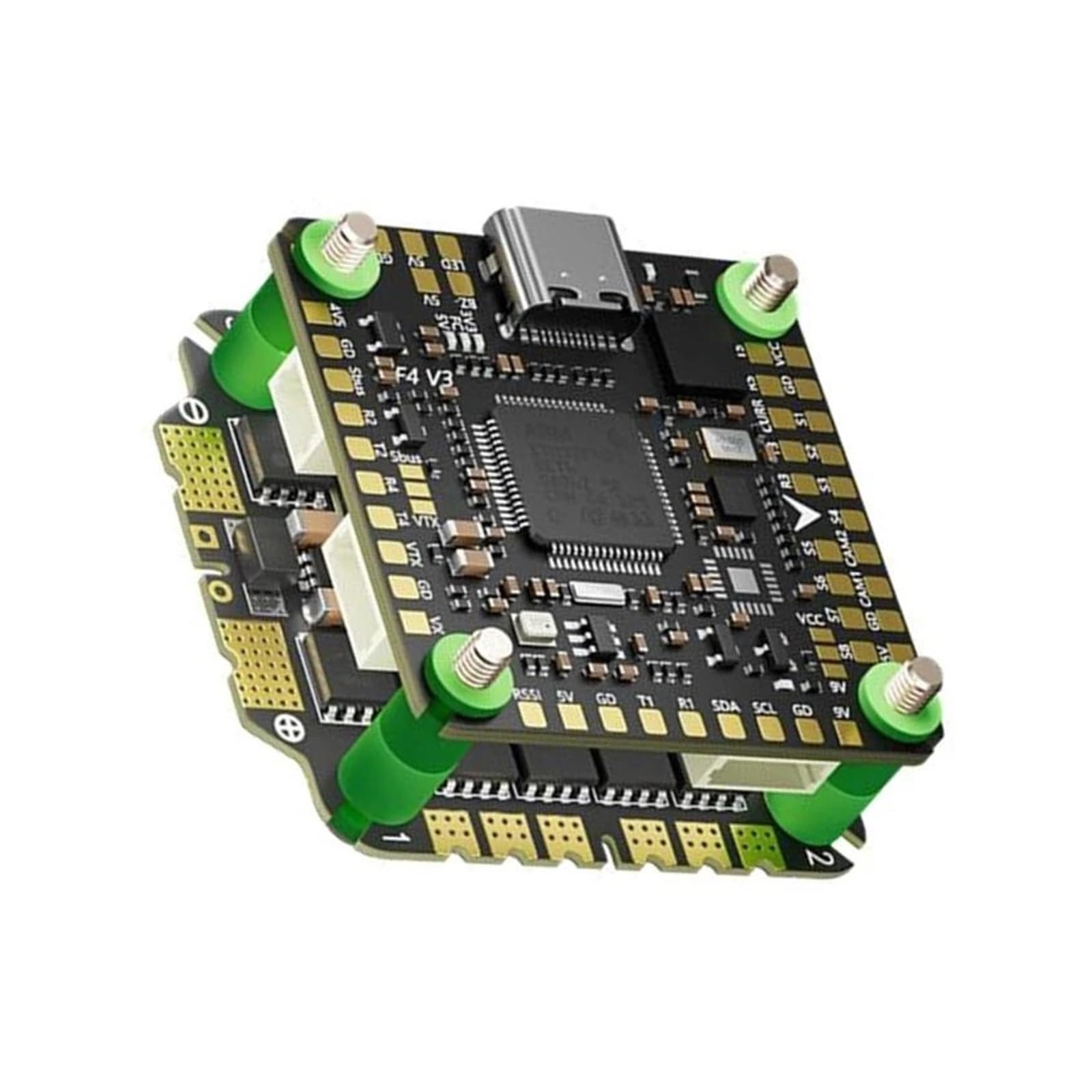 Advanced F465 - Torre de vuelo de control de vuelo con corriente de 65Ax4 y chip principal STM32F405, ajuste optimizado para drones FPV 0XLA