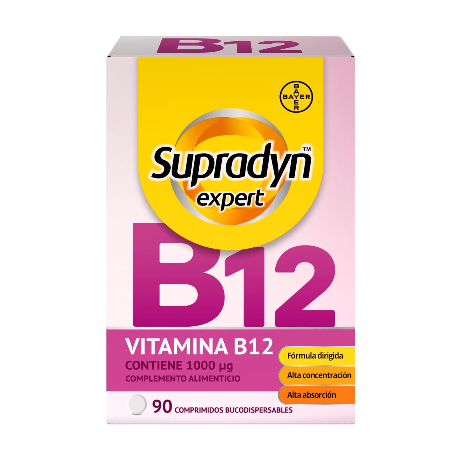 Energía y Memoria: Supradyn B12 Alta Absorción Vegano