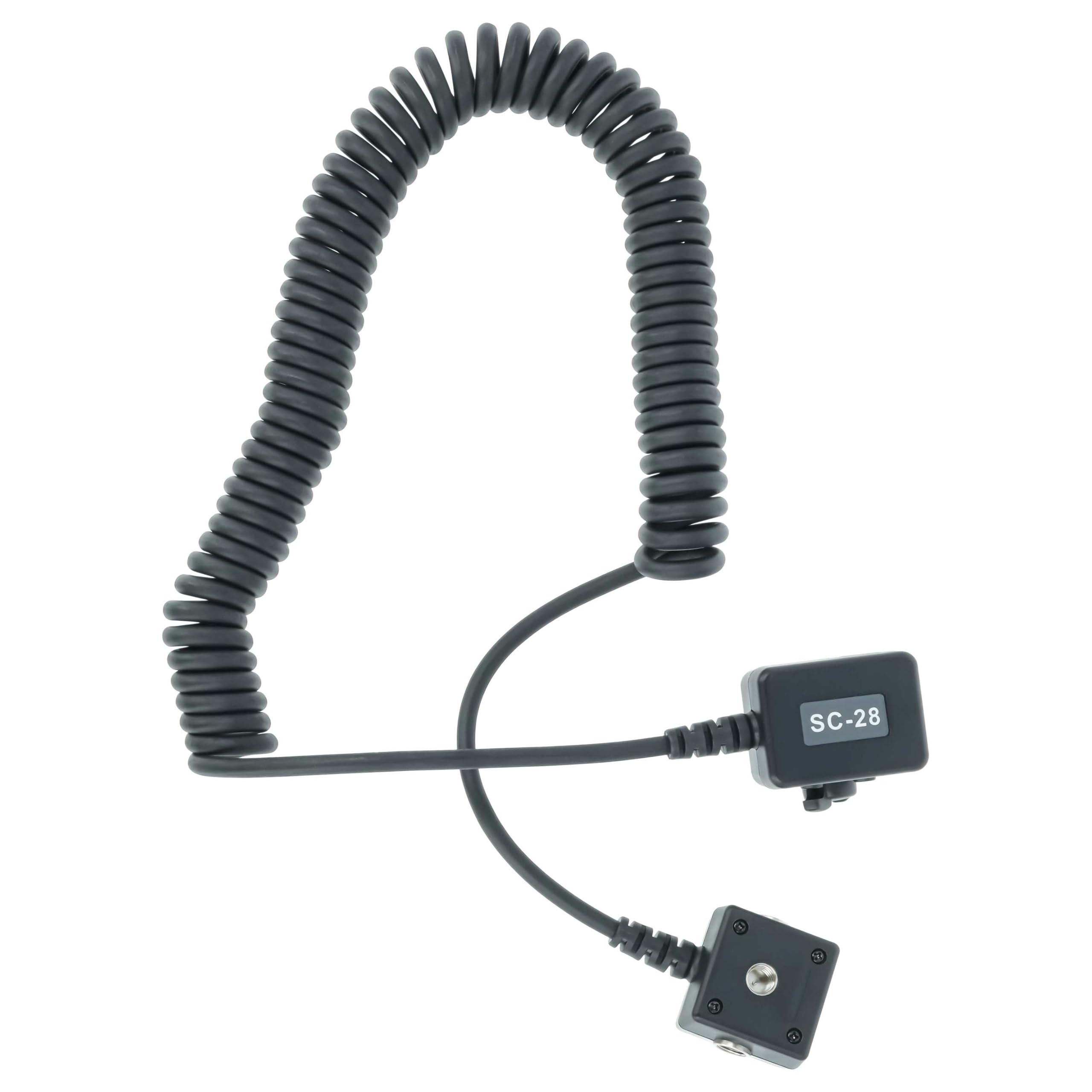 vhbw Câble TTL Compatible avec Nikon D300, D200, D40, D300s, D5100, D100, D4, D3200, D3, D3X Appareil Photo, Flash - Câble de synchronisation, 150cm