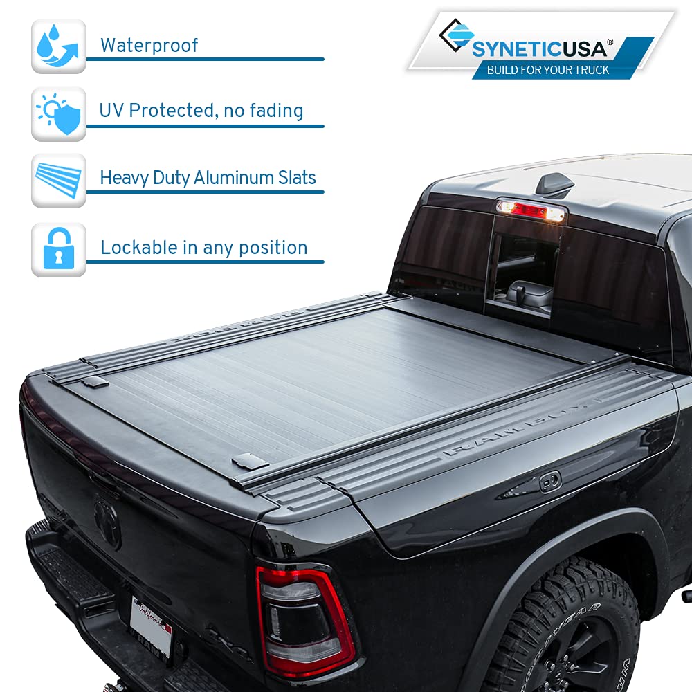 Aluminum Retractable Tonneau Cover for 20192021 Ram 1500