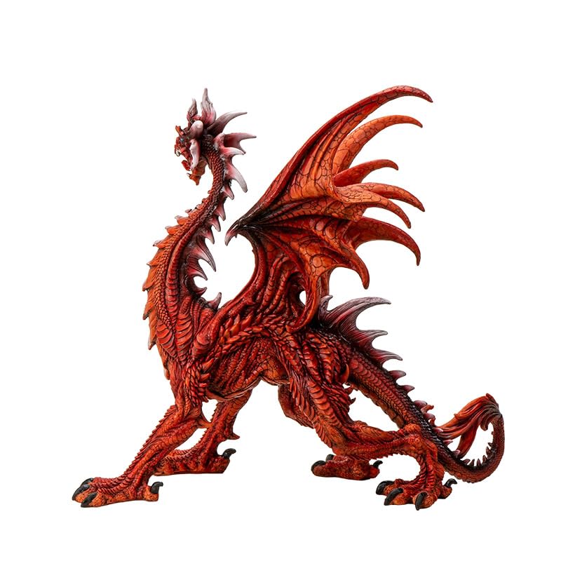 Estatua de Dragón Rojo Majestuoso Pacific Giftware 20 in miniatura 2