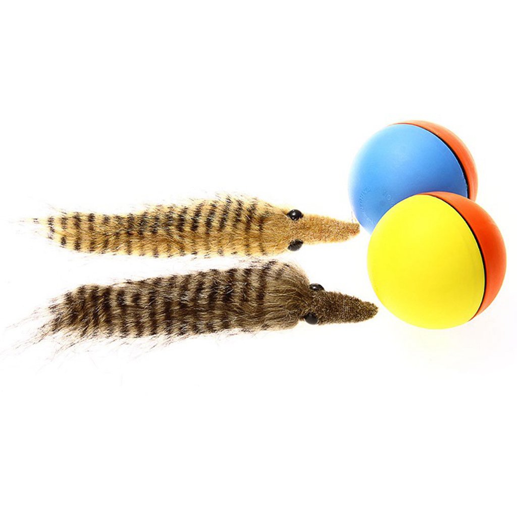 Palla Giocattolo Motorizzata A Forma Di Donnola Per Gatti E Cani, In Plastica Resistente, Piccola E Leggera, Si Muove Casualmente, Colore Casuale